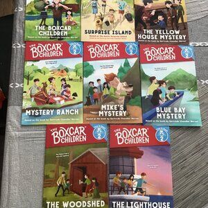 Lot of 8 Boxcar Children Level 2 Readers--Homeschooling Read--Excellent Shape!